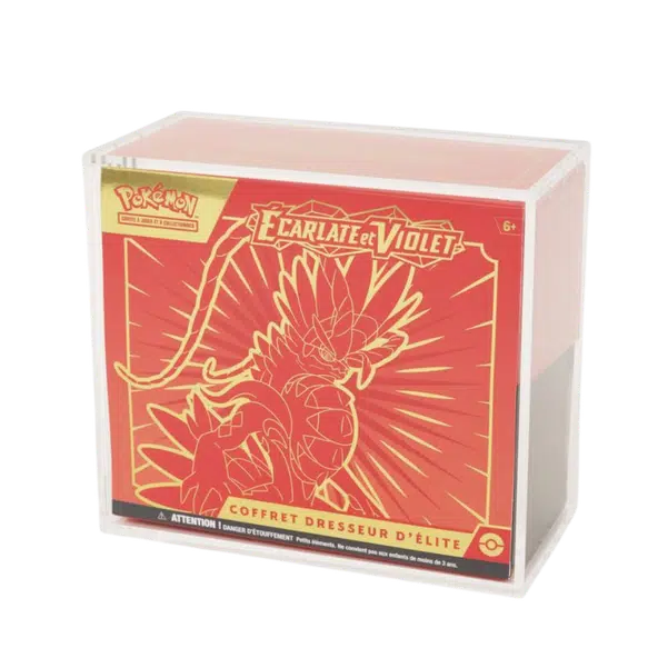 🛡️ Acrylic Case – Protection ETB Pokémon